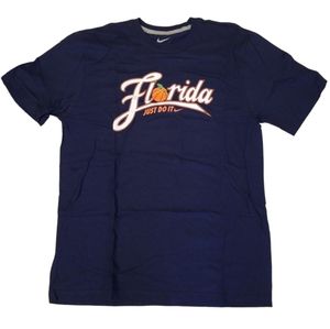 Nike T Shirt Size L Florida Just do it Navy Blue NWOT